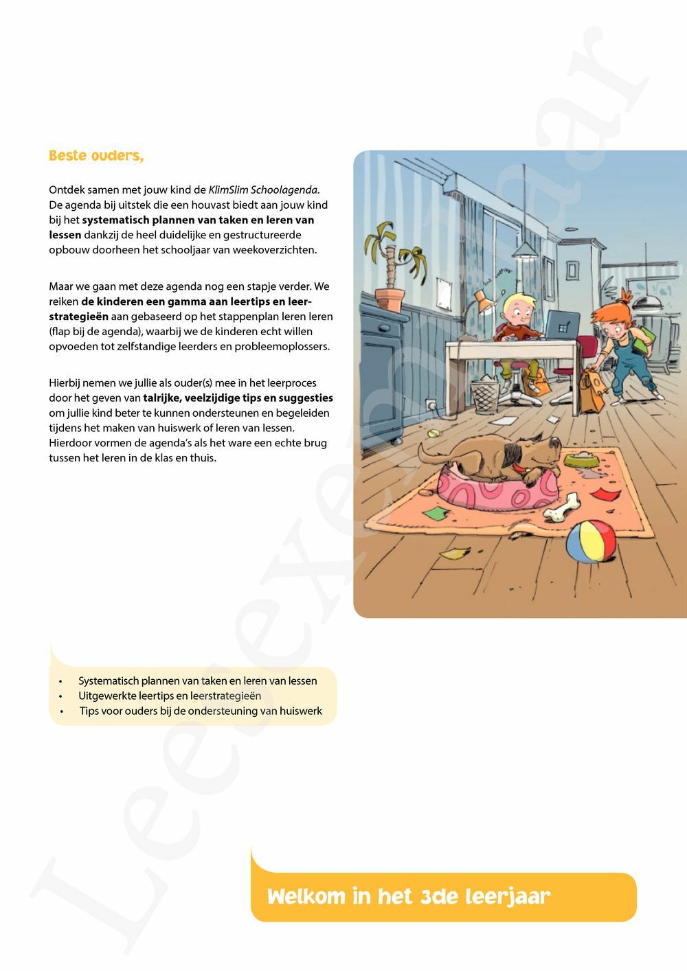 Preview: KlimSlim Schoolagenda 3de leerjaar