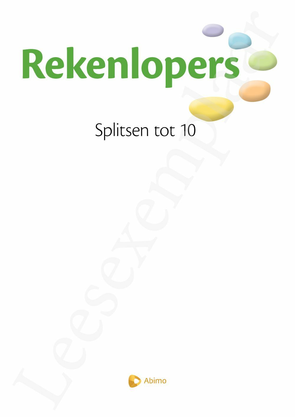 Preview: Rekenlopers - Splitsen tot 10