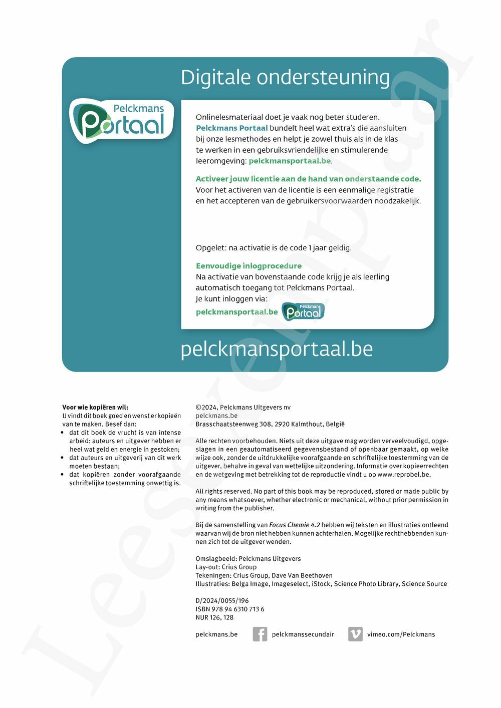 Preview: Focus Chemie 4.2 Leerwerkboek (incl. Pelckmans Portaal)