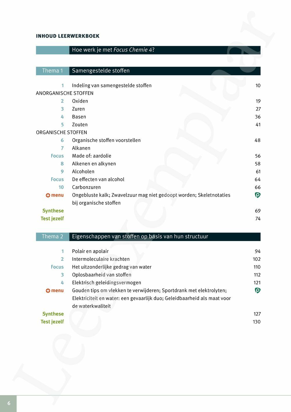 Preview: Focus Chemie 4.2 Leerwerkboek (incl. Pelckmans Portaal)