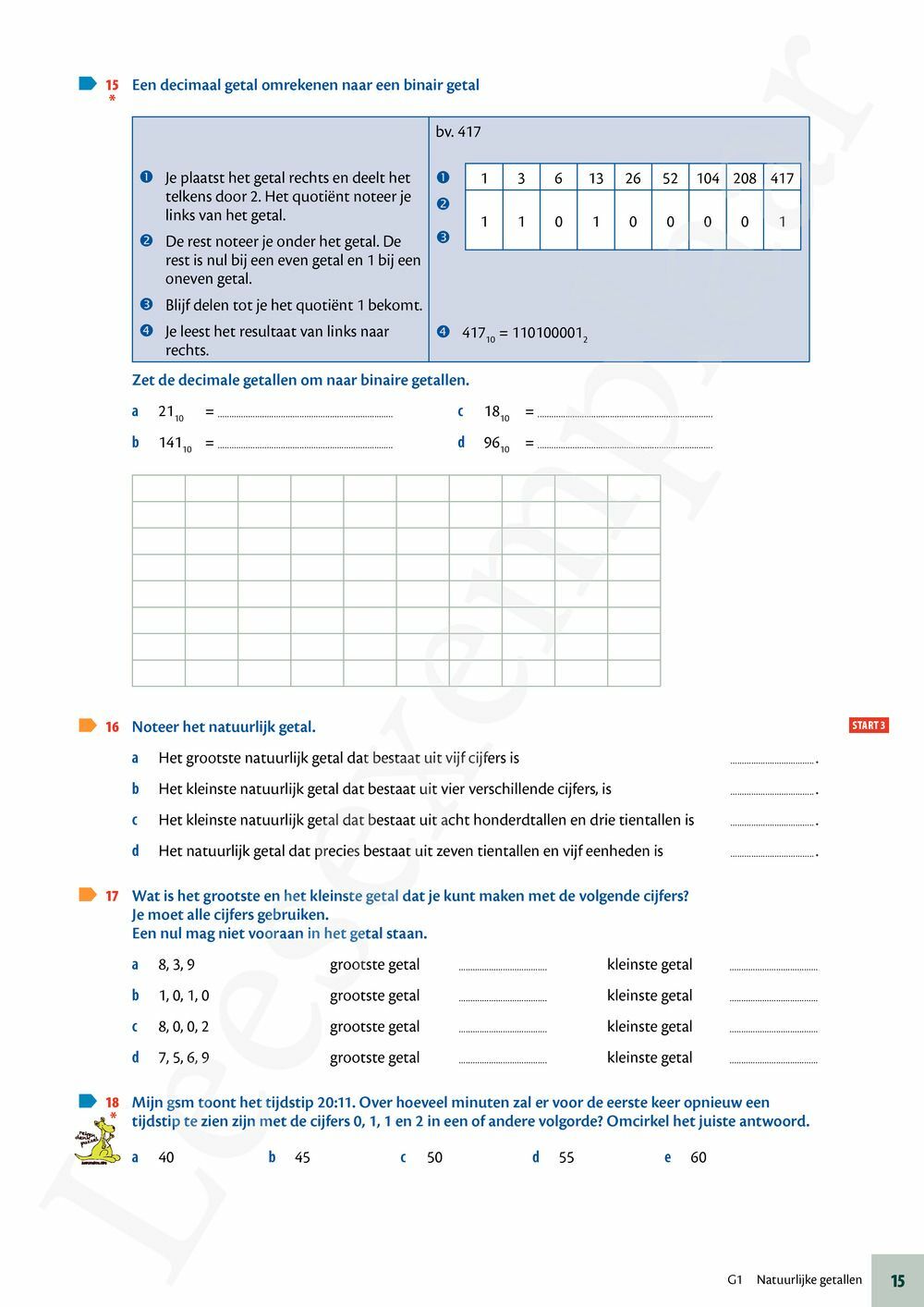 Preview: Matrix Wiskunde 1 Getallenleer Leerwerkboek (incl. Vademecum en Pelckmans Portaal)