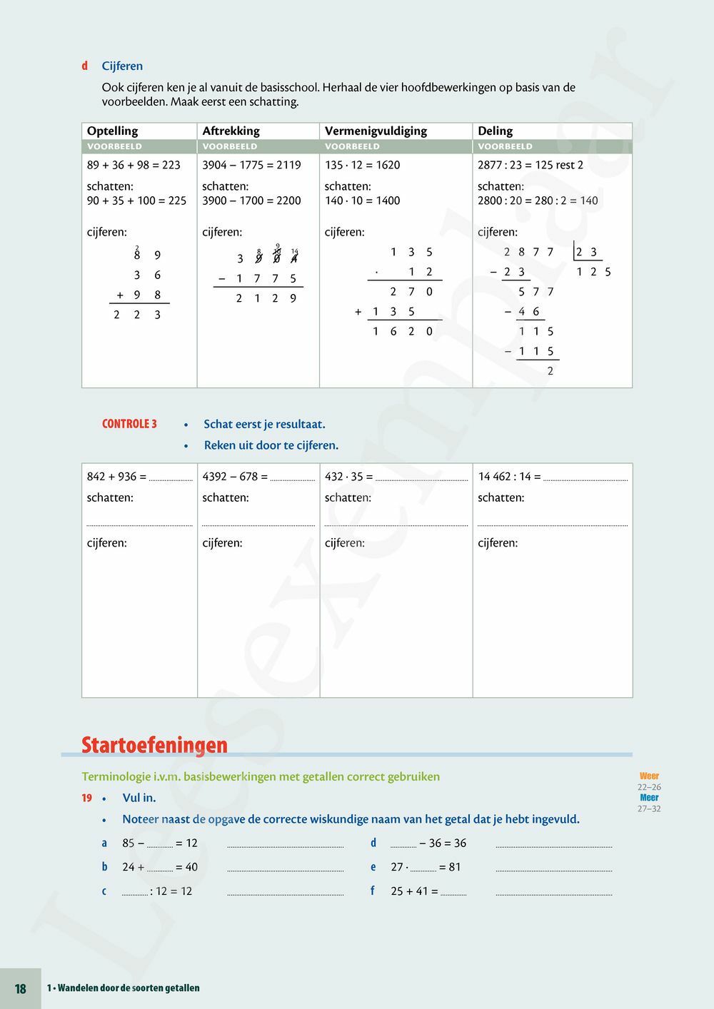 Preview: Matrix Wiskunde 1 Getallenleer Leerwerkboek (incl. Vademecum en Pelckmans Portaal)