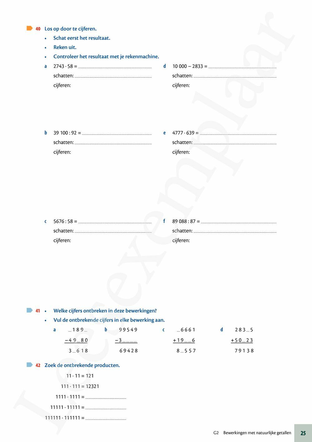 Preview: Matrix Wiskunde 1 Getallenleer Leerwerkboek (incl. Vademecum en Pelckmans Portaal)