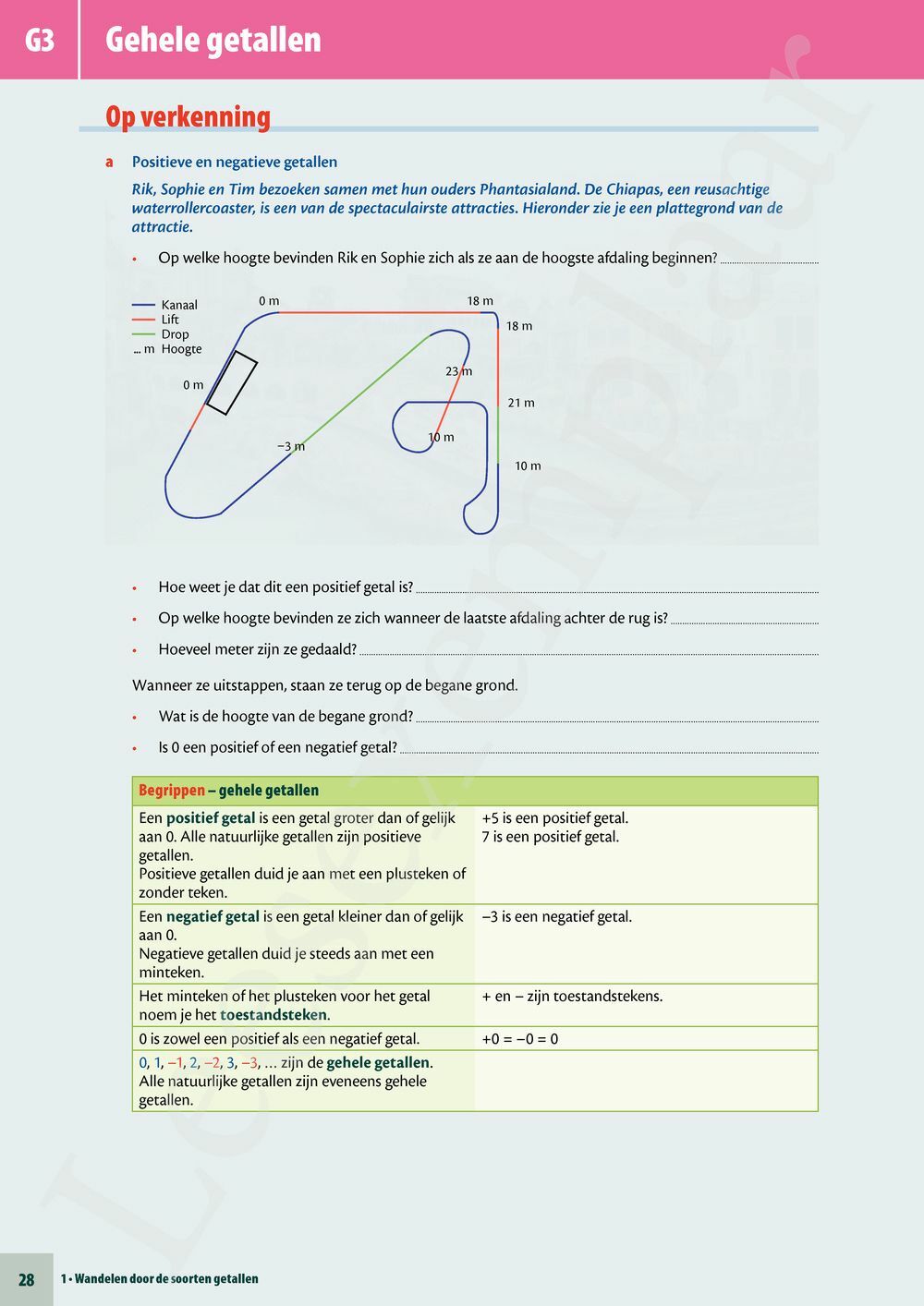 Preview: Matrix Wiskunde 1 Getallenleer Leerwerkboek (incl. Vademecum en Pelckmans Portaal)