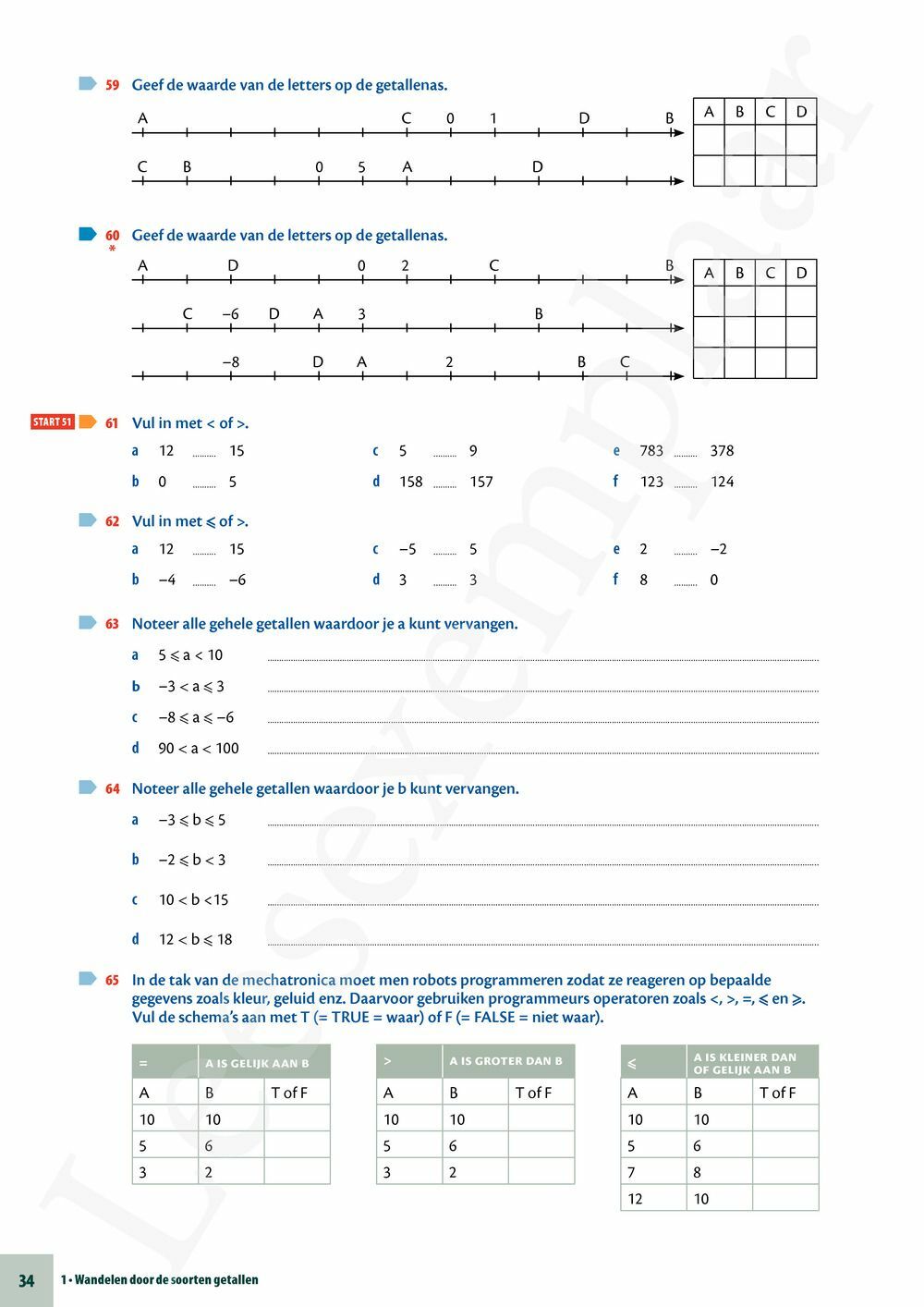 Preview: Matrix Wiskunde 1 Getallenleer Leerwerkboek (incl. Vademecum en Pelckmans Portaal)