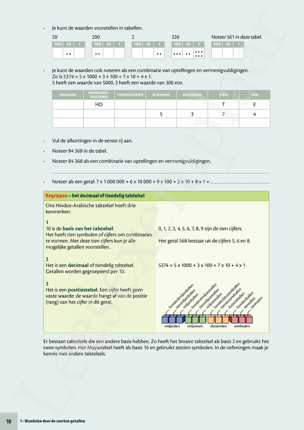 Preview: Matrix Wiskunde 1 Getallenleer Leerwerkboek (incl. Vademecum en Pelckmans Portaal)