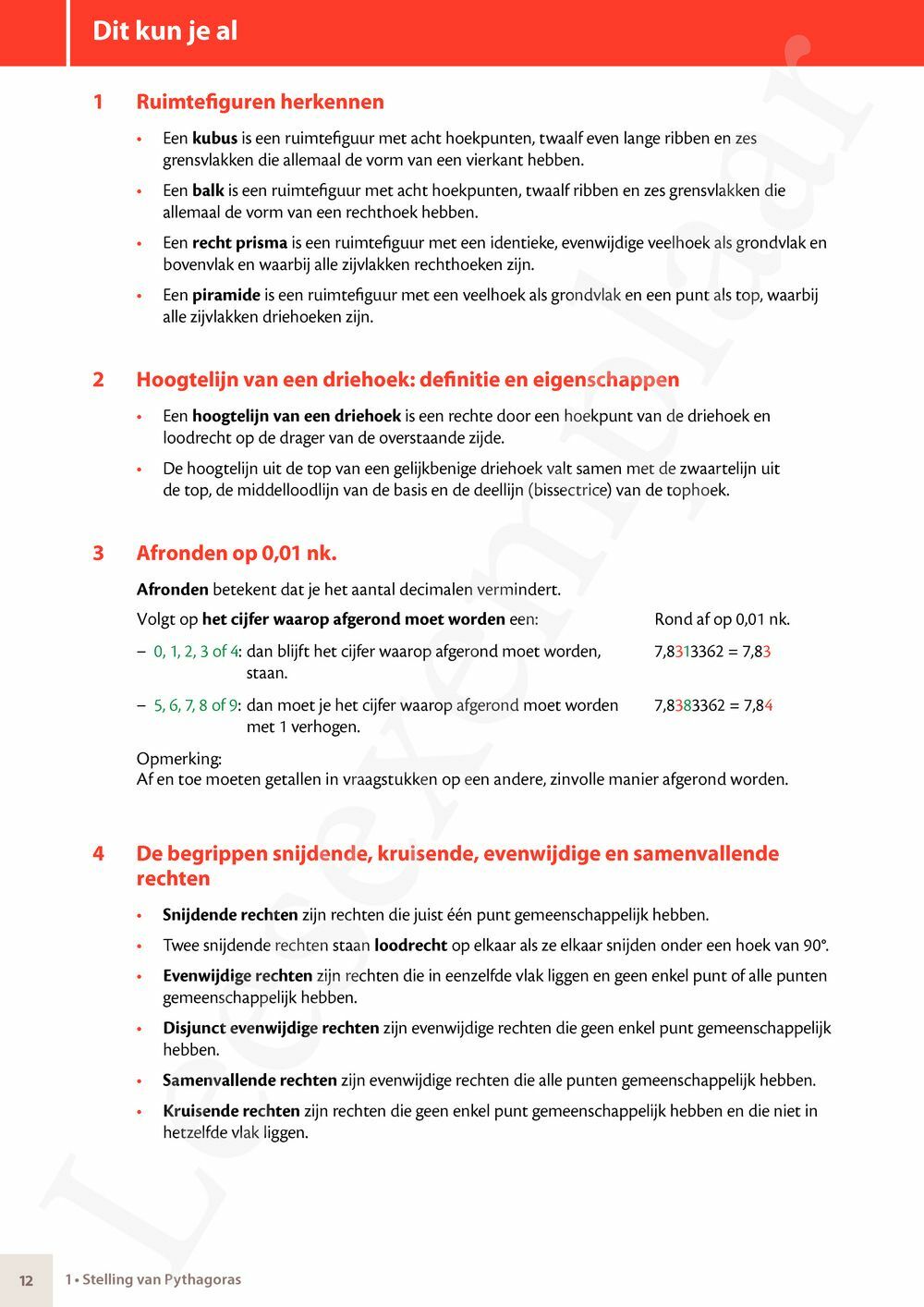 Preview: Matrix Wiskunde 3.4 Leerwerkboek B Meetkunde – Statistiek (incl. Pelckmans Portaal)