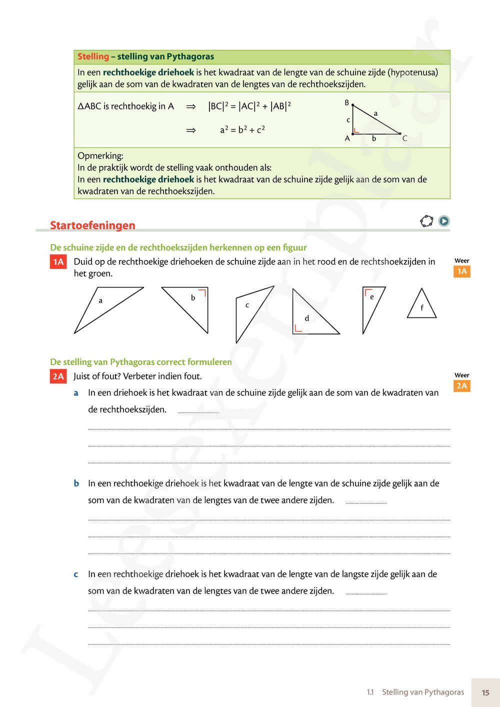 Preview: Matrix Wiskunde 3.4 Leerwerkboek B Meetkunde – Statistiek (incl. Pelckmans Portaal)