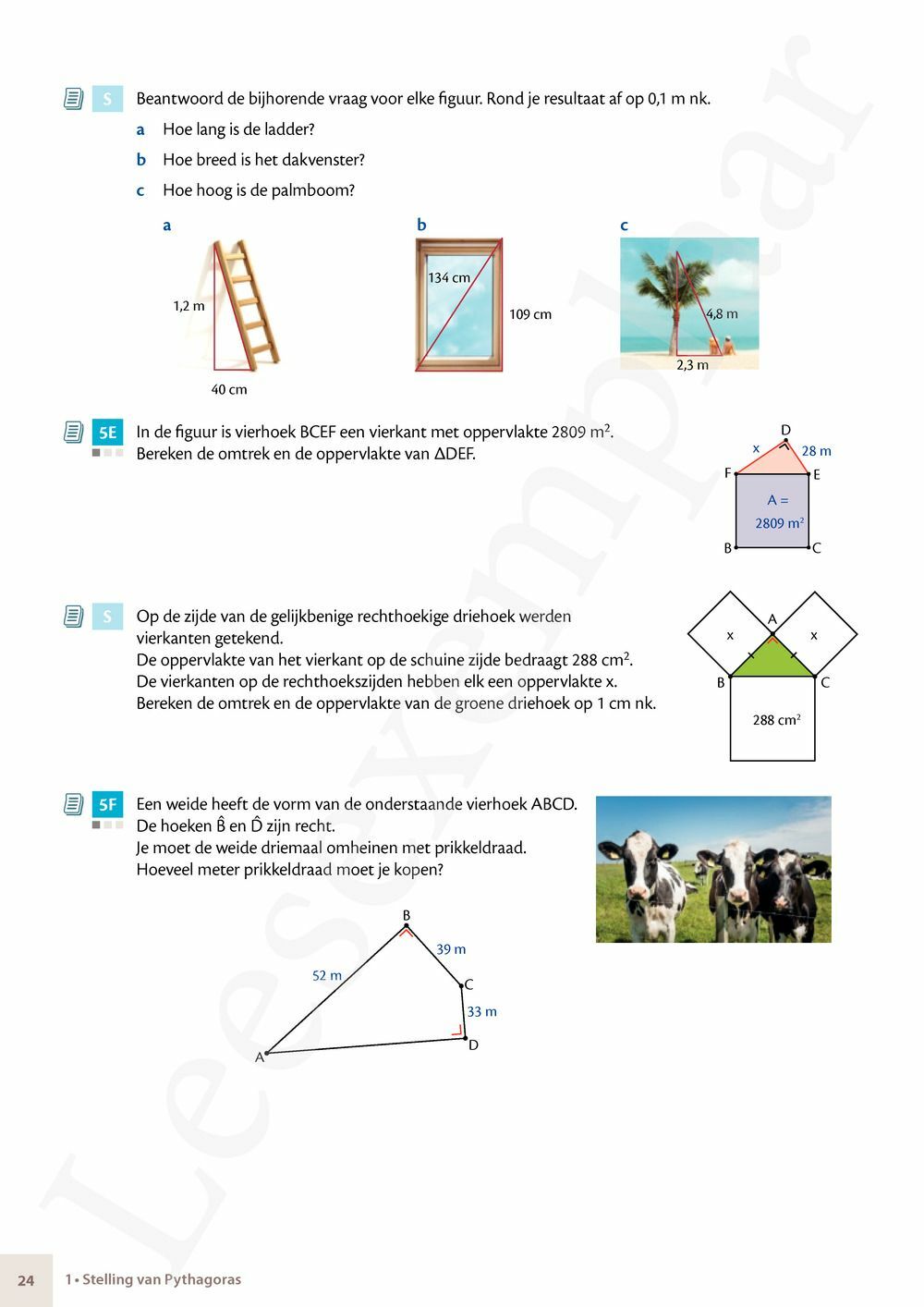 Preview: Matrix Wiskunde 3.4 Leerwerkboek B Meetkunde – Statistiek (incl. Pelckmans Portaal)