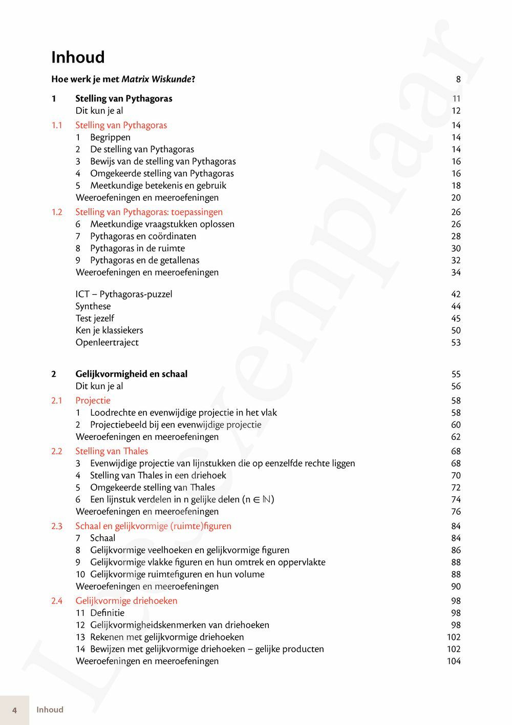 Preview: Matrix Wiskunde 3.4 Leerwerkboek B Meetkunde – Statistiek (incl. Pelckmans Portaal)