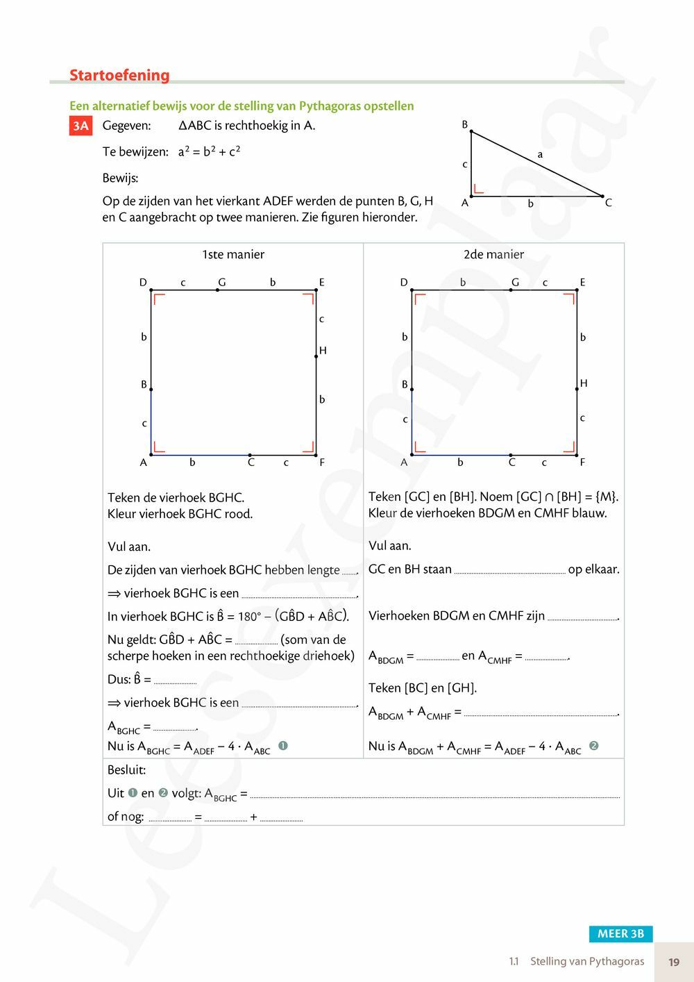 Preview: Matrix Wiskunde 3.5 Leerwerkboek B Meetkunde – Statistiek (incl. Pelckmans Portaal)