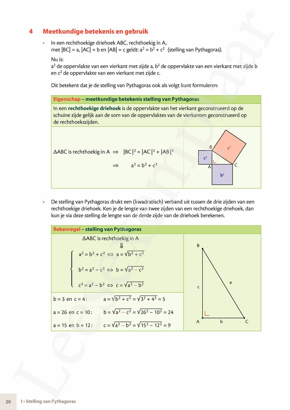 Preview: Matrix Wiskunde 3.5 Leerwerkboek B Meetkunde – Statistiek (incl. Pelckmans Portaal)