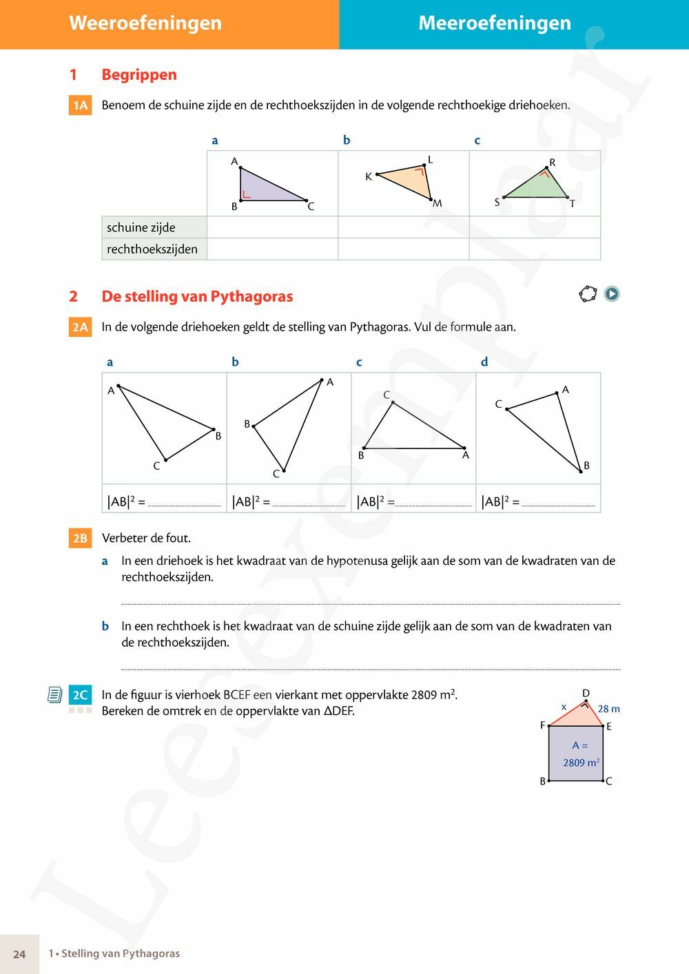 Preview: Matrix Wiskunde 3.5 Leerwerkboek B Meetkunde – Statistiek (incl. Pelckmans Portaal)