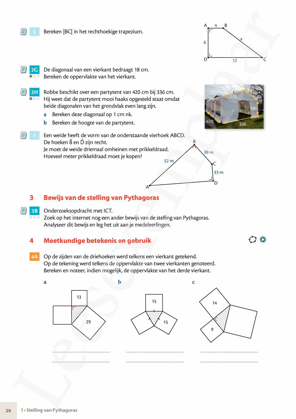 Preview: Matrix Wiskunde 3.5 Leerwerkboek B Meetkunde – Statistiek (incl. Pelckmans Portaal)