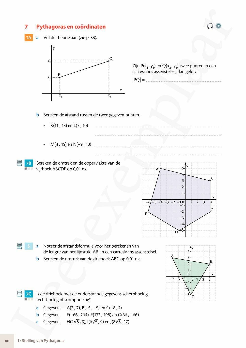 Preview: Matrix Wiskunde 3.5 Leerwerkboek B Meetkunde – Statistiek (incl. Pelckmans Portaal)