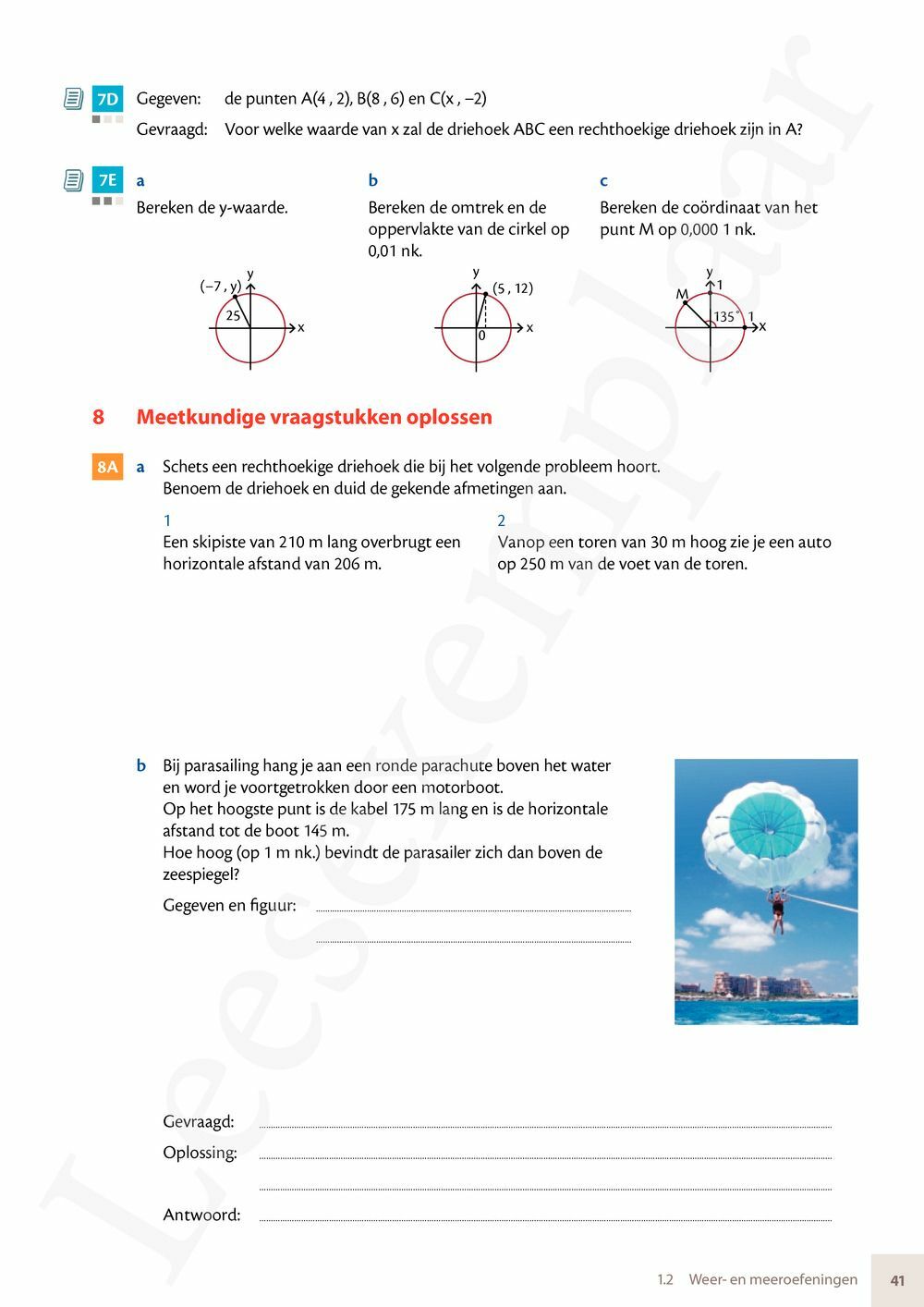 Preview: Matrix Wiskunde 3.5 Leerwerkboek B Meetkunde – Statistiek (incl. Pelckmans Portaal)