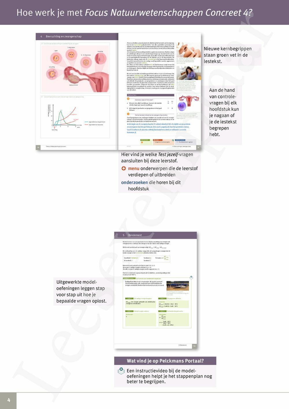 Preview: Focus Natuurwetenschappen Concreet 4 Leerwerkboek (incl. Pelckmans Portaal)