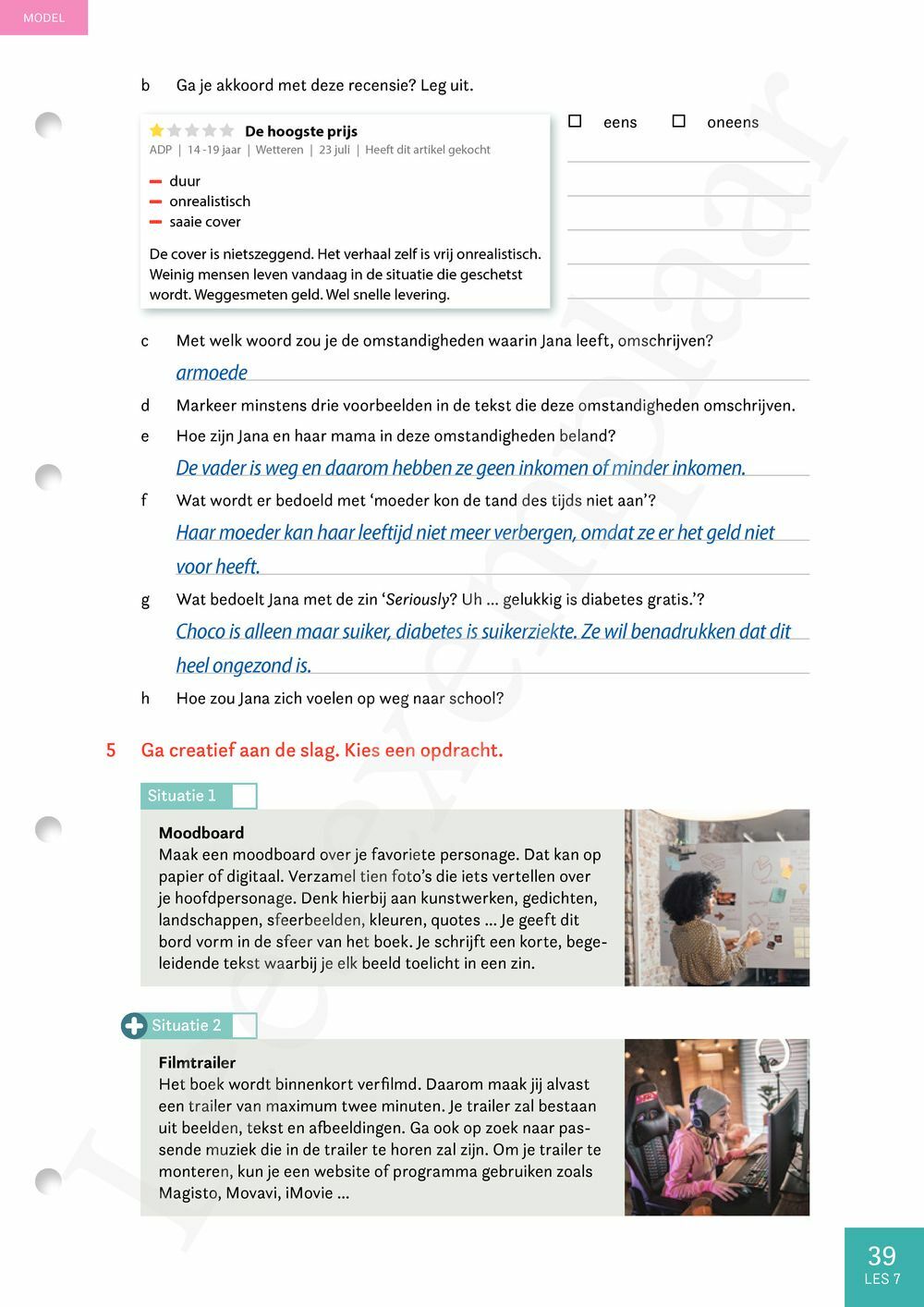 Preview: Match 5 Maatschappelijke vorming-Nederlands Leerwerkboek (incl. Pelckmans Portaal)