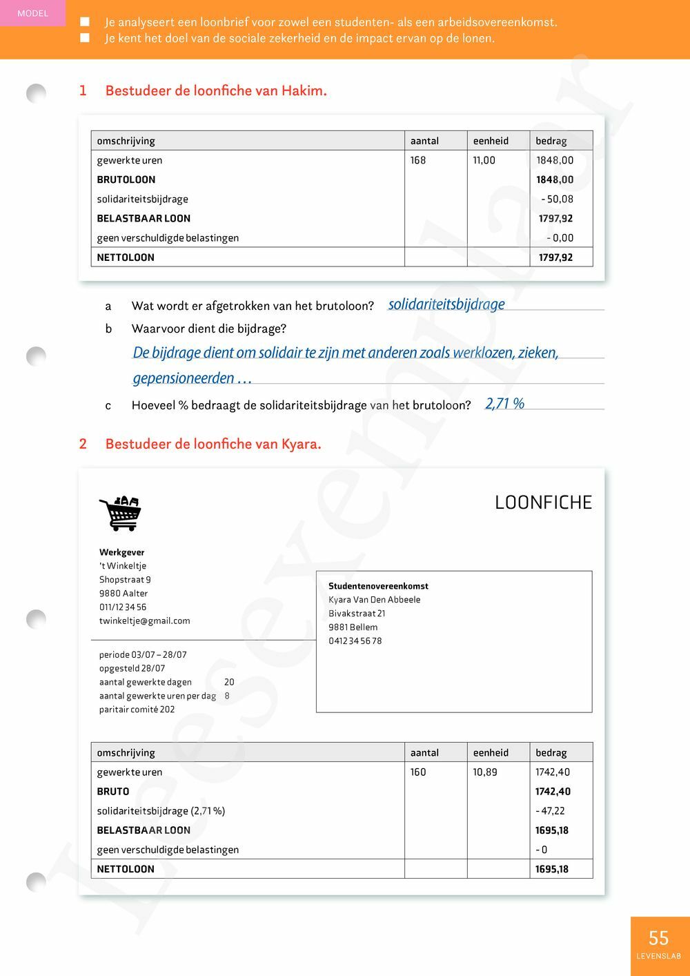 Preview: Match 5 Maatschappelijke vorming-Nederlands Leerwerkboek (incl. Pelckmans Portaal)