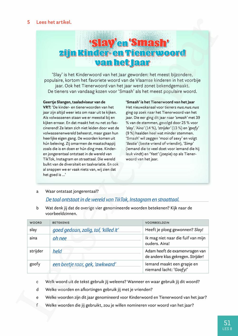 Preview: Match 5 Maatschappelijke vorming-Nederlands Leerwerkboek (incl. Pelckmans Portaal)