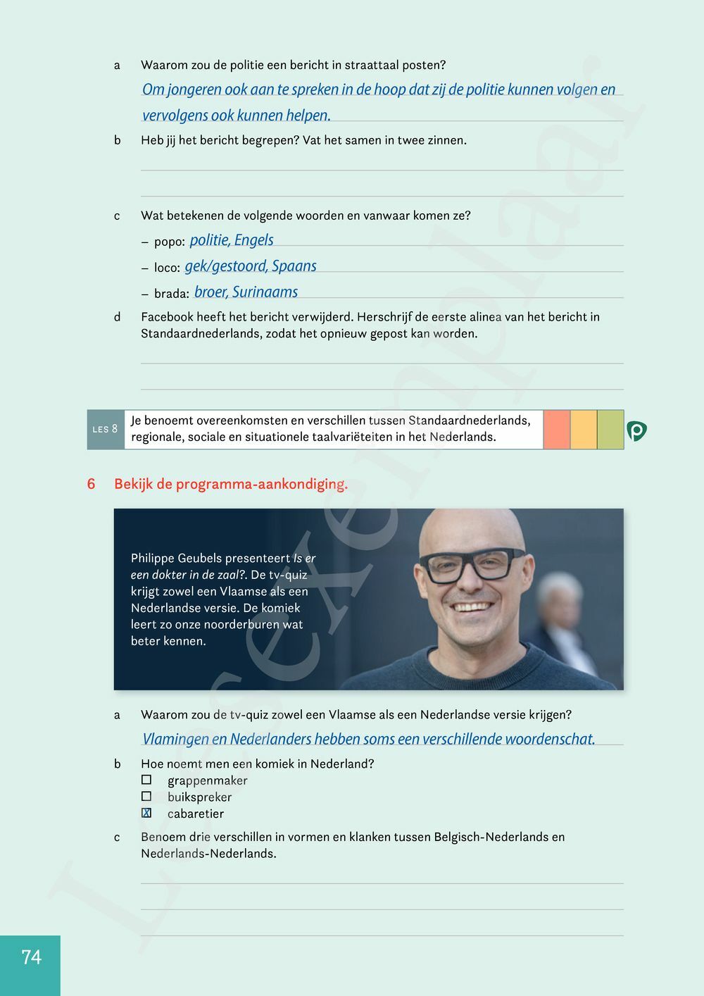 Preview: Match 5 Maatschappelijke vorming-Nederlands Leerwerkboek (incl. Pelckmans Portaal)