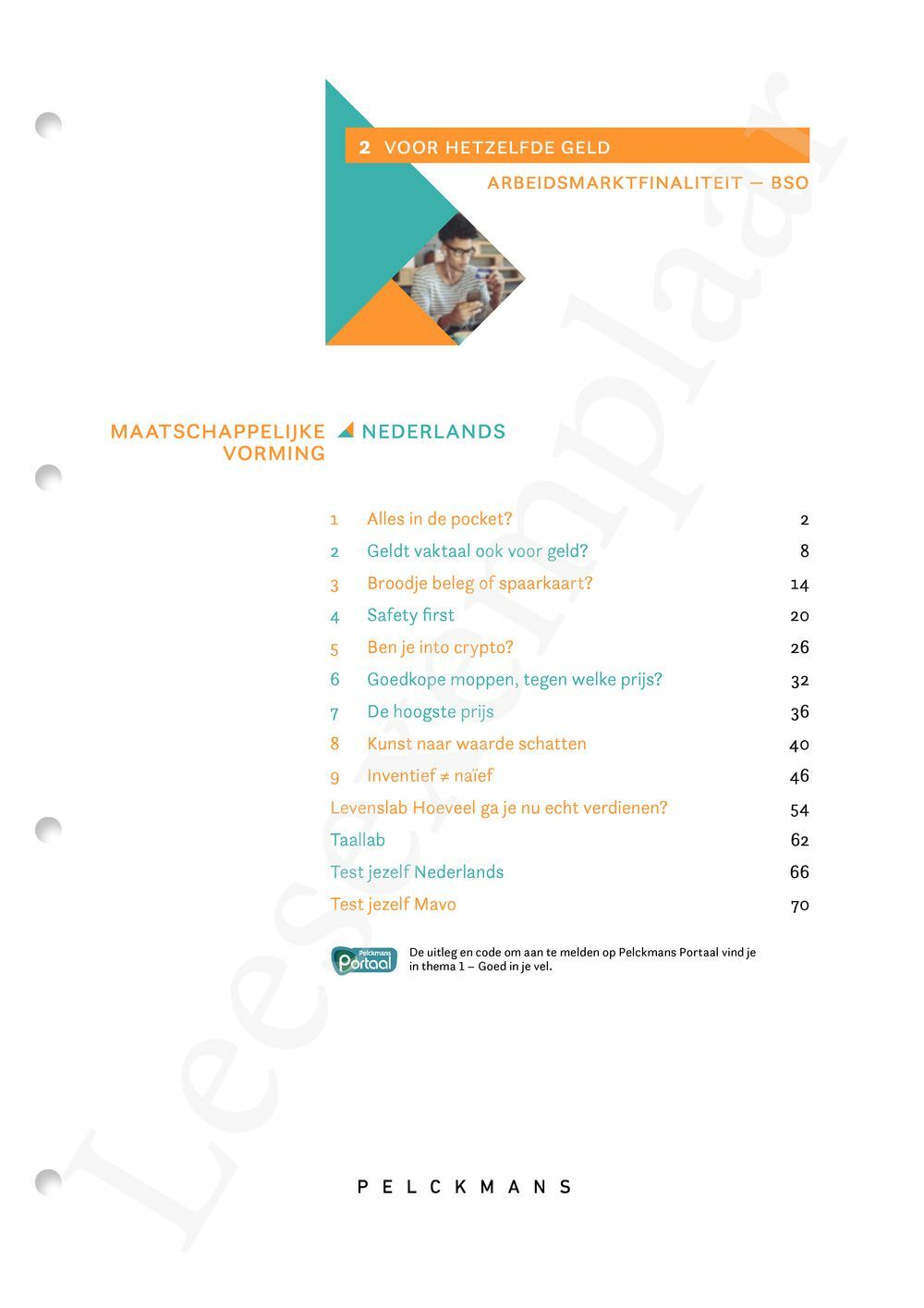 Preview: Match 5 Maatschappelijke vorming-Nederlands Leerwerkboek (incl. Pelckmans Portaal)