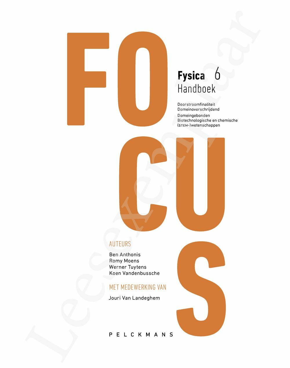 Preview: Focus Fysica 6 Handboek (incl. Pelckmans Portaal)