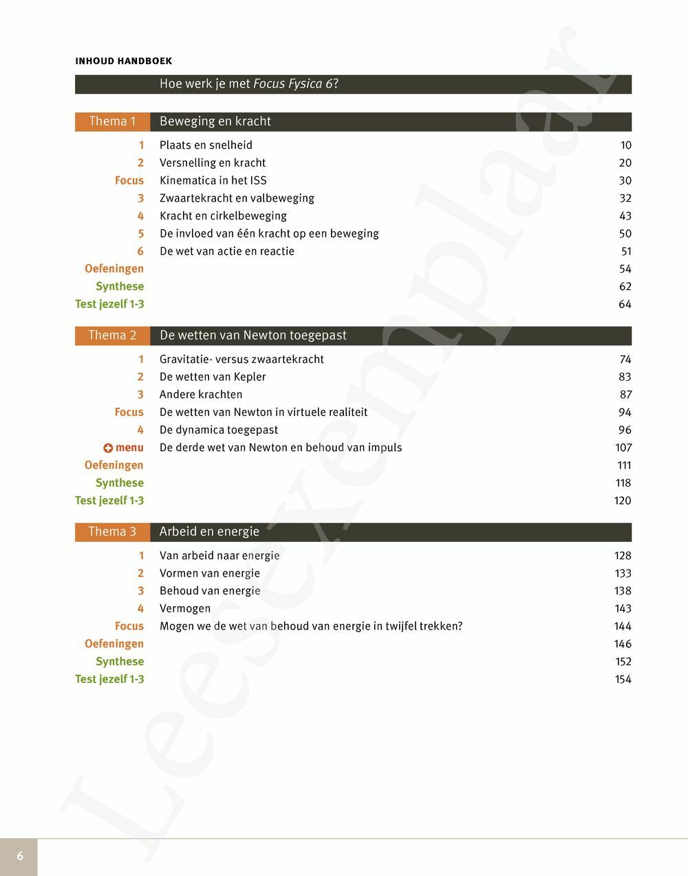 Preview: Focus Fysica 6 Handboek (incl. Pelckmans Portaal)