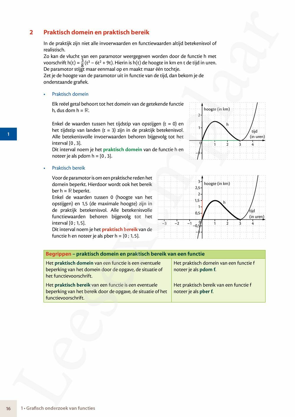 Preview: Matrix Wiskunde 5 Analyse deel 1 Doorstroom Basis Handboek (incl. Pelckmans Portaal)