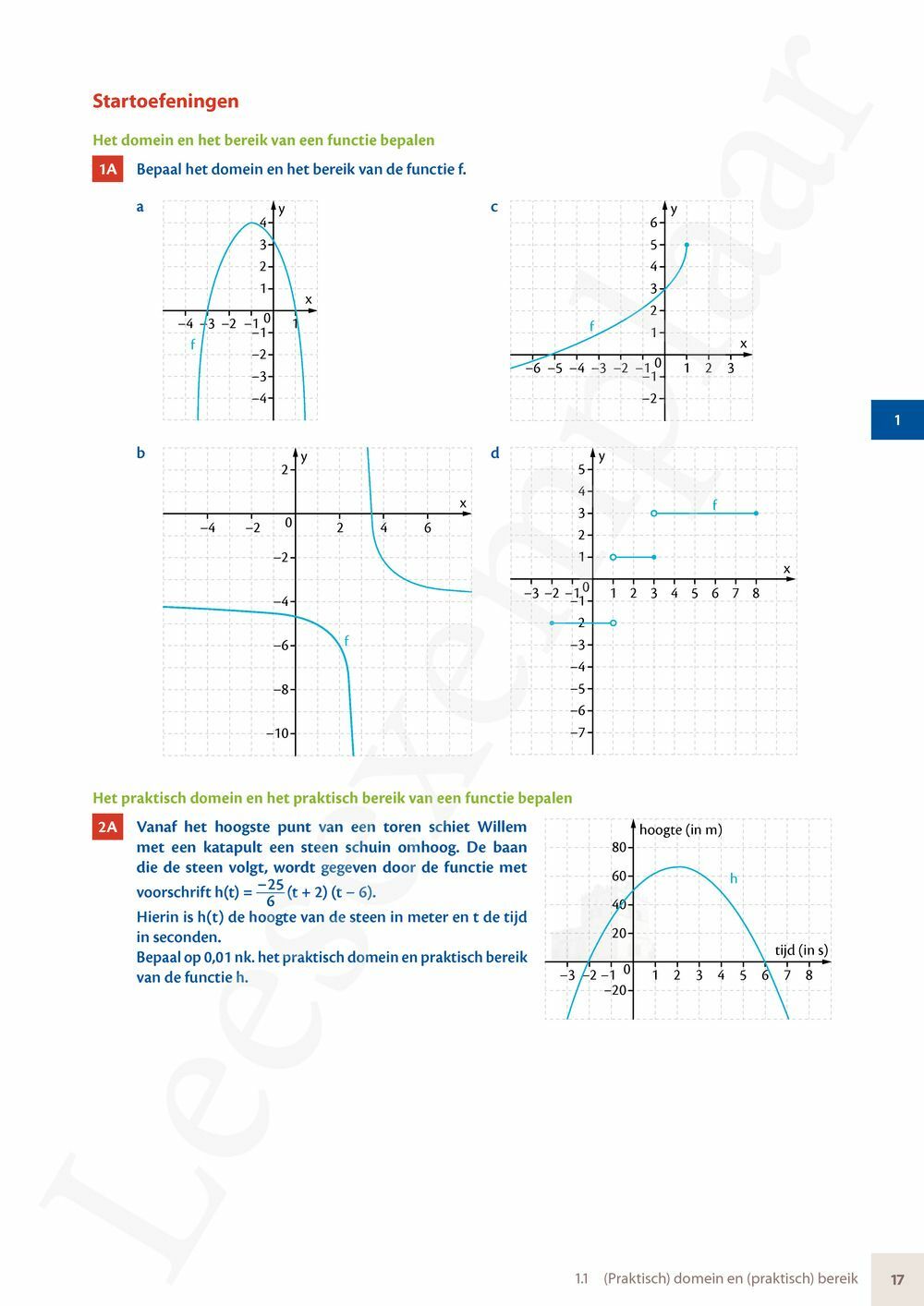 Preview: Matrix Wiskunde 5 Analyse deel 1 Doorstroom Basis Handboek (incl. Pelckmans Portaal)