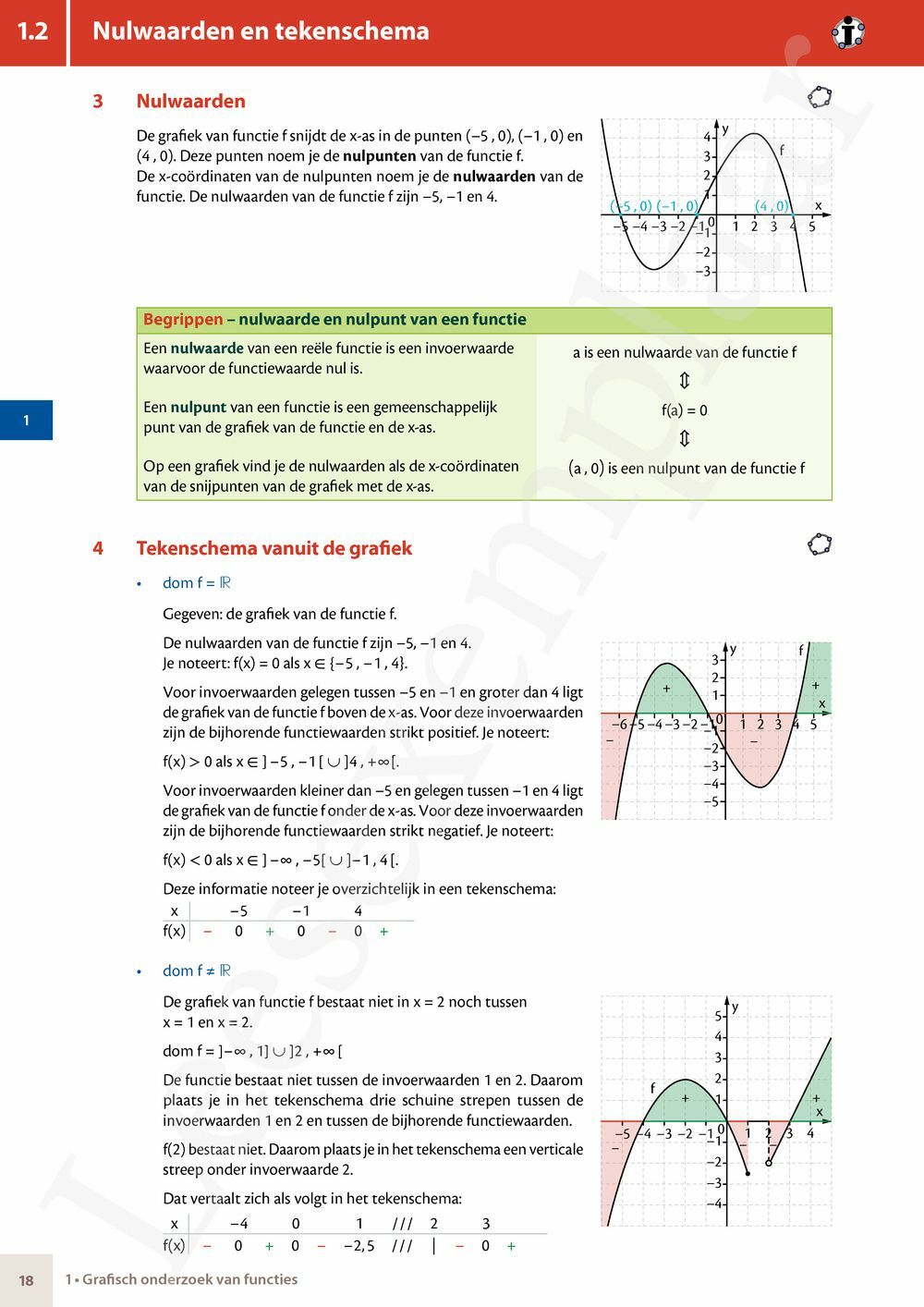 Preview: Matrix Wiskunde 5 Analyse deel 1 Doorstroom Basis Handboek (incl. Pelckmans Portaal)