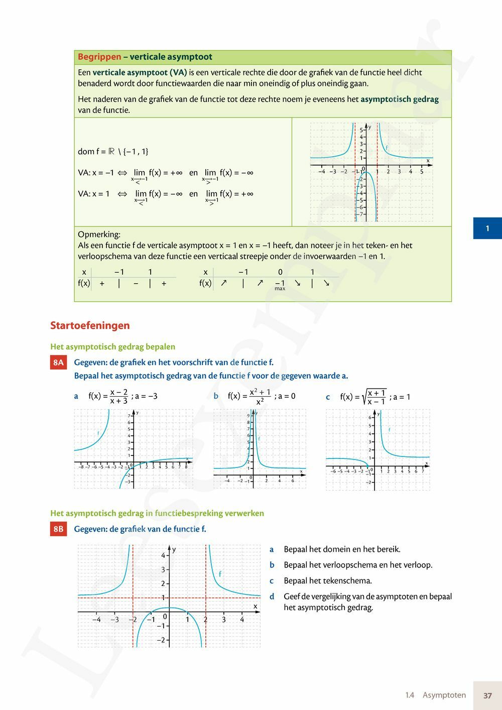 Preview: Matrix Wiskunde 5 Analyse deel 1 Doorstroom Basis Handboek (incl. Pelckmans Portaal)