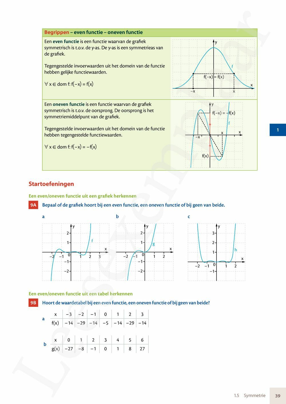 Preview: Matrix Wiskunde 5 Analyse deel 1 Doorstroom Basis Handboek (incl. Pelckmans Portaal)