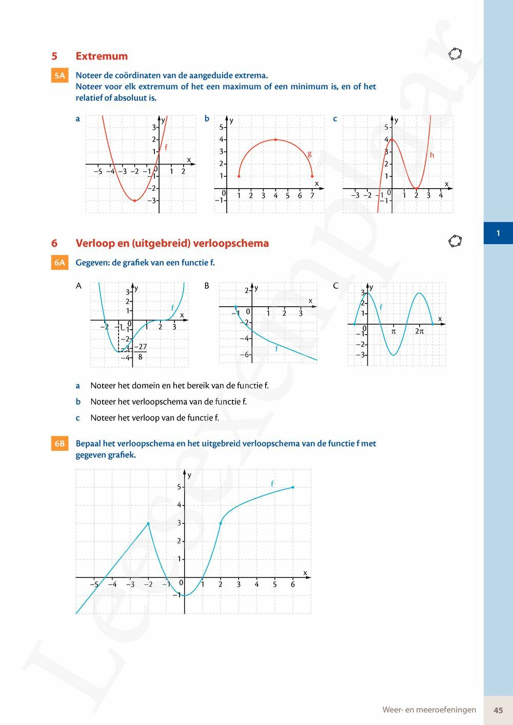 Preview: Matrix Wiskunde 5 Analyse deel 1 Doorstroom Basis Handboek (incl. Pelckmans Portaal)