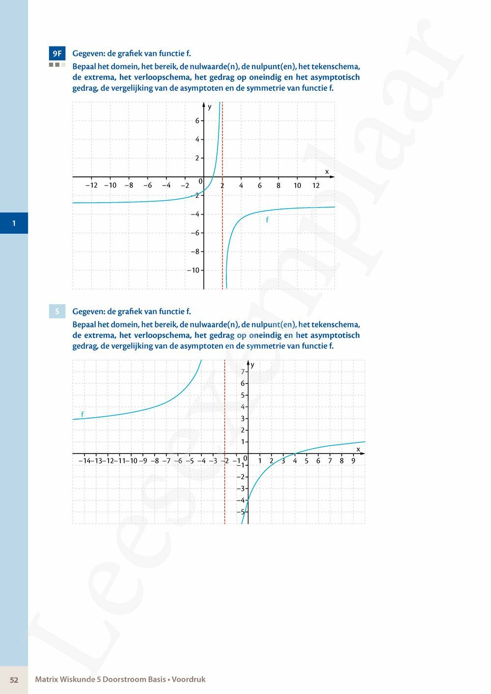 Preview: Matrix Wiskunde 5 Analyse deel 1 Doorstroom Basis Handboek (incl. Pelckmans Portaal)