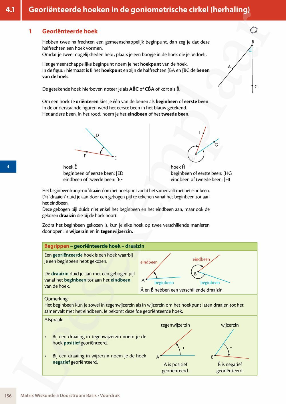 Preview: Matrix Wiskunde 5 Analyse deel 1 Doorstroom Basis Handboek (incl. Pelckmans Portaal)