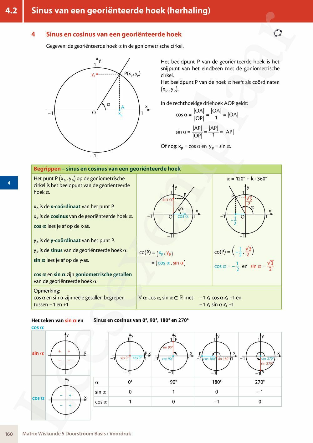 Preview: Matrix Wiskunde 5 Analyse deel 1 Doorstroom Basis Handboek (incl. Pelckmans Portaal)