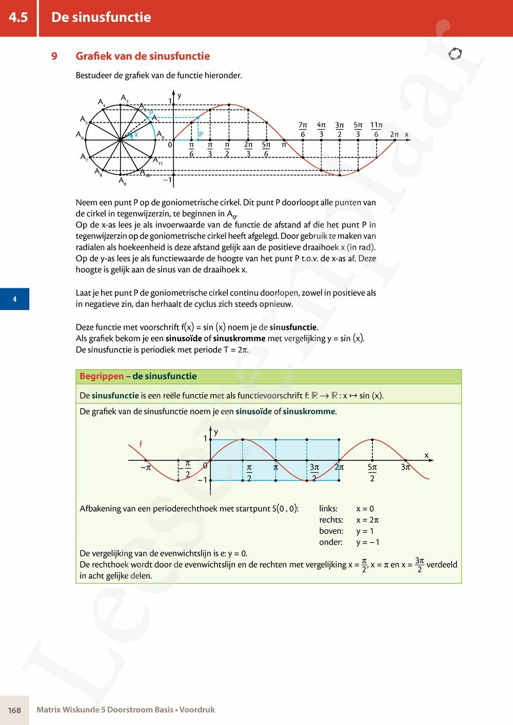 Preview: Matrix Wiskunde 5 Analyse deel 1 Doorstroom Basis Handboek (incl. Pelckmans Portaal)