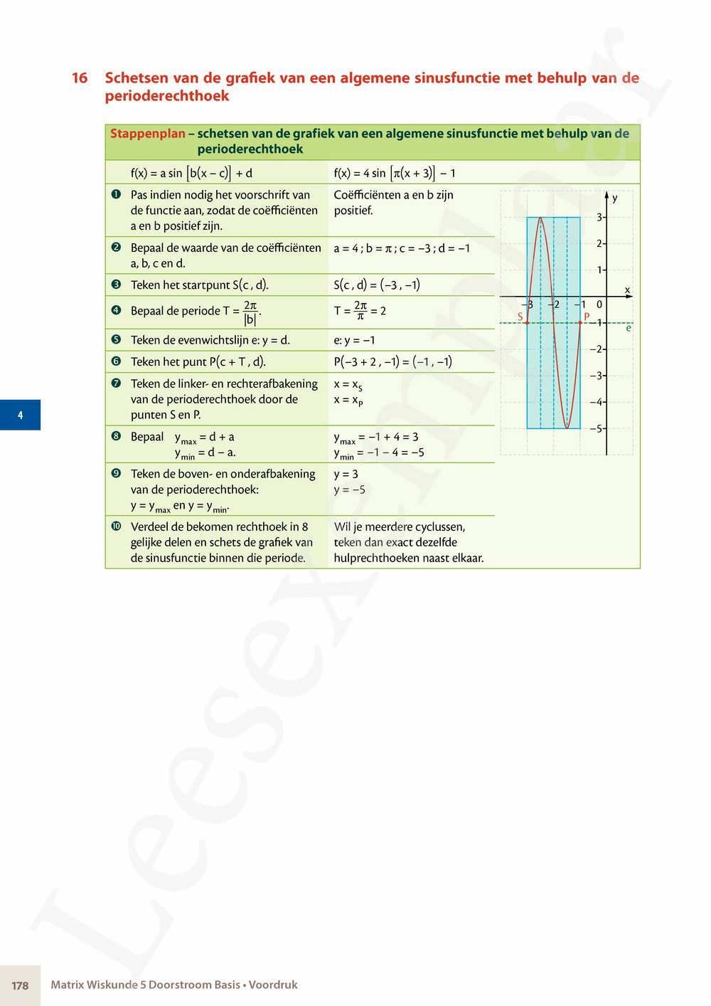 Preview: Matrix Wiskunde 5 Analyse deel 1 Doorstroom Basis Handboek (incl. Pelckmans Portaal)