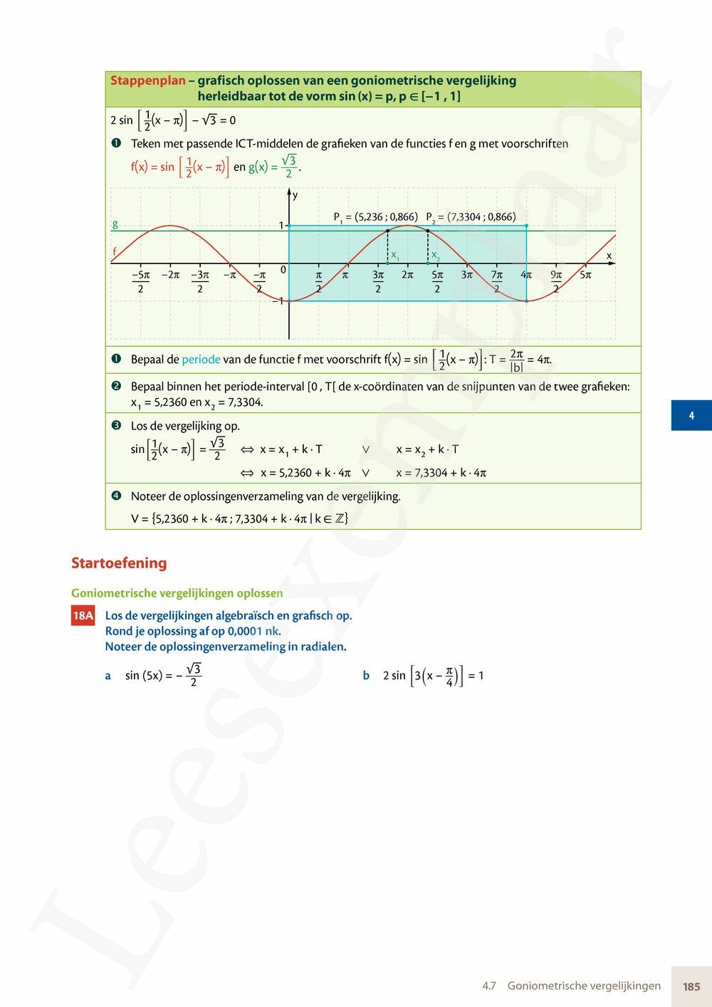 Preview: Matrix Wiskunde 5 Analyse deel 1 Doorstroom Basis Handboek (incl. Pelckmans Portaal)