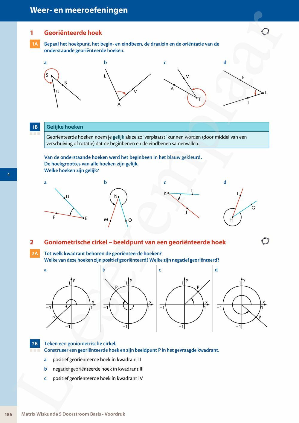 Preview: Matrix Wiskunde 5 Analyse deel 1 Doorstroom Basis Handboek (incl. Pelckmans Portaal)