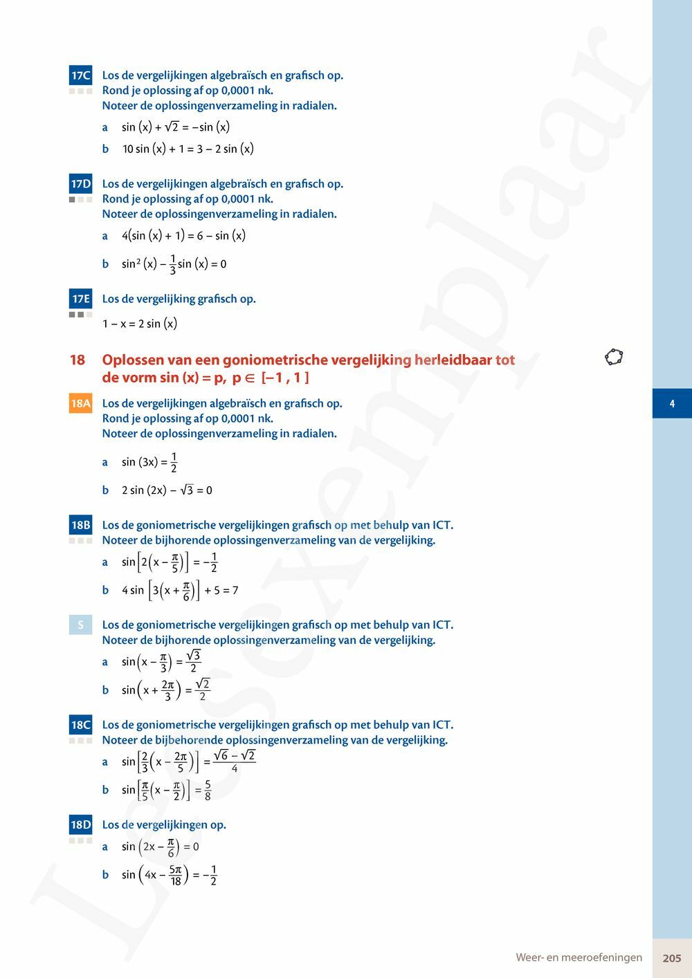 Preview: Matrix Wiskunde 5 Analyse deel 1 Doorstroom Basis Handboek (incl. Pelckmans Portaal)