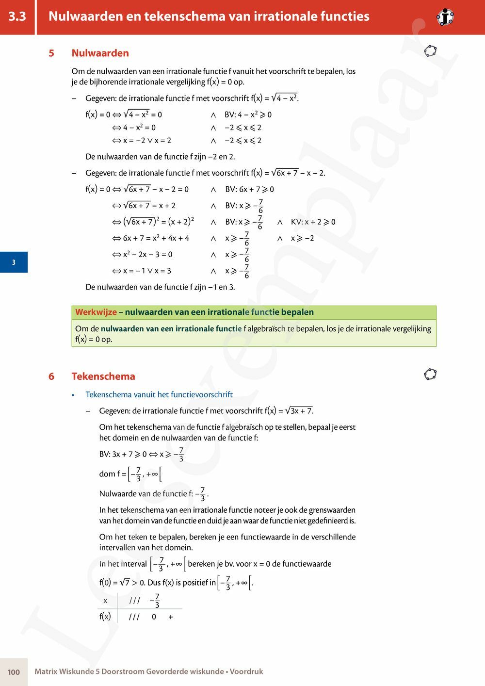 Preview: Matrix Wiskunde 5 Logica, groepentheorie, complexe getallen Doorstroom Gevorderde wiskunde Handboek (incl. Pelckmans Portaal)