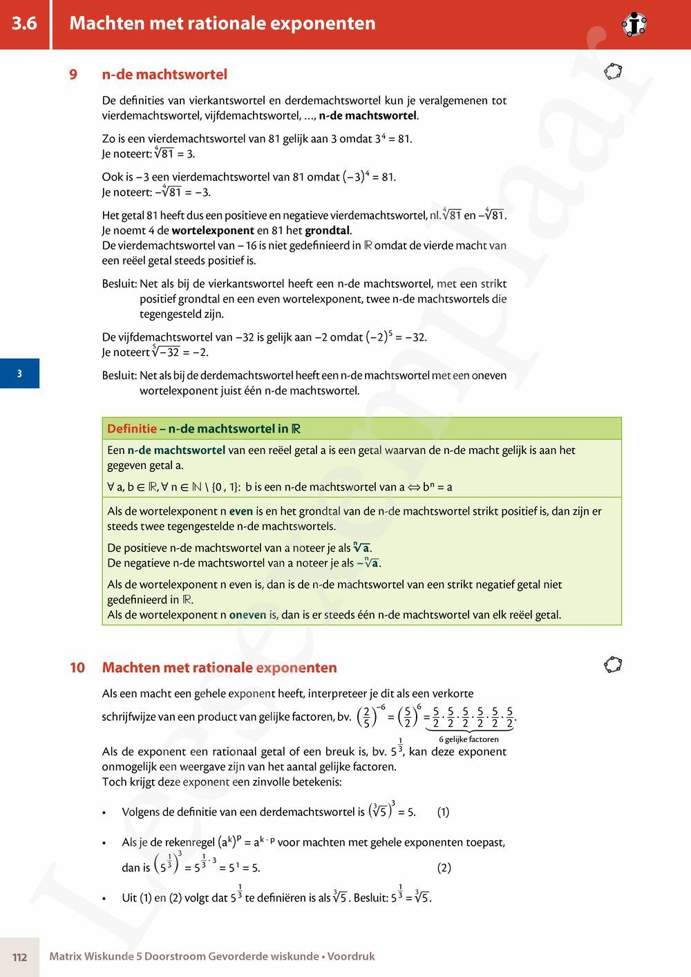 Preview: Matrix Wiskunde 5 Logica, groepentheorie, complexe getallen Doorstroom Gevorderde wiskunde Handboek (incl. Pelckmans Portaal)