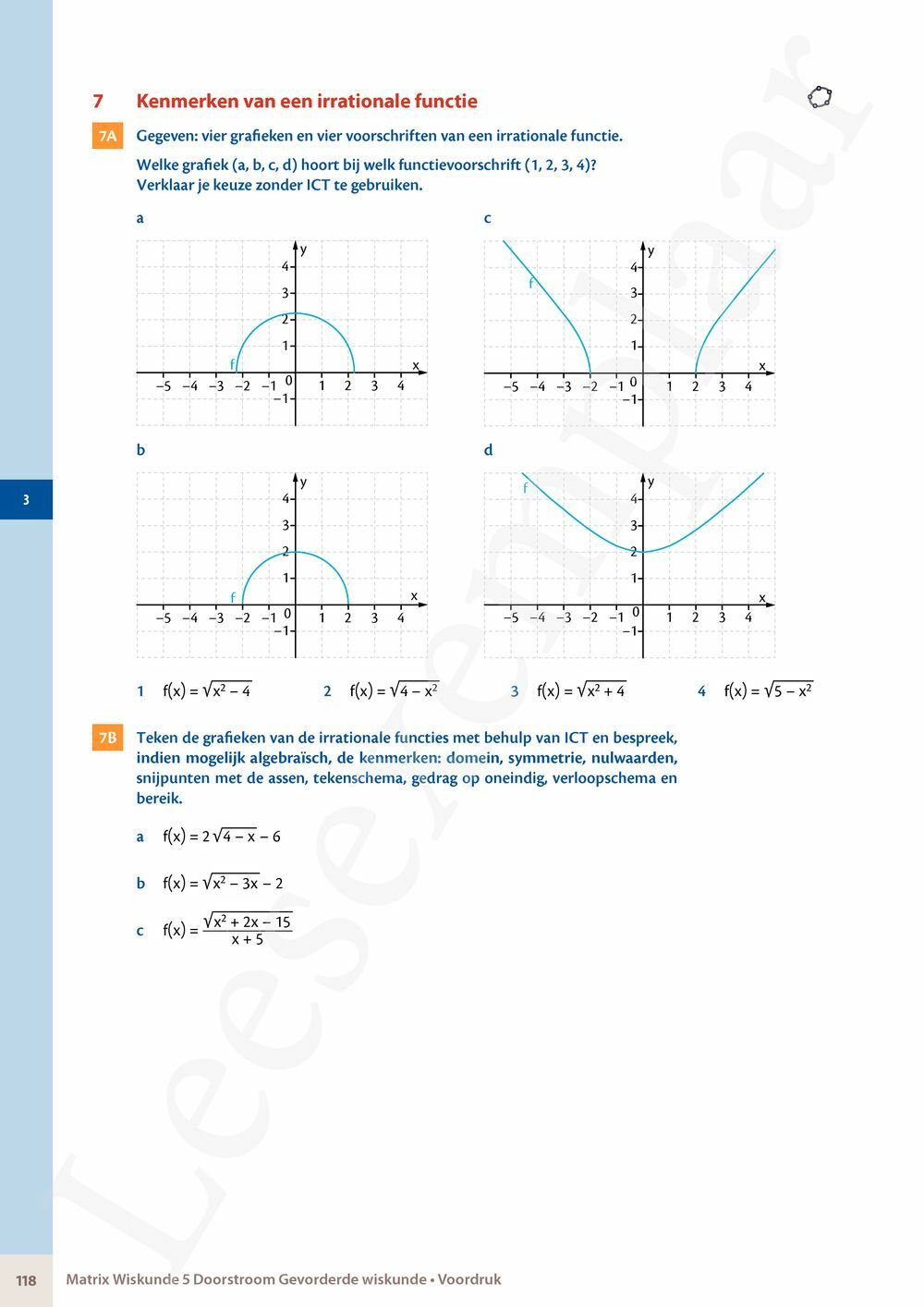 Preview: Matrix Wiskunde 5 Logica, groepentheorie, complexe getallen Doorstroom Gevorderde wiskunde Handboek (incl. Pelckmans Portaal)