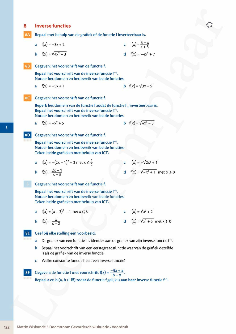 Preview: Matrix Wiskunde 5 Logica, groepentheorie, complexe getallen Doorstroom Gevorderde wiskunde Handboek (incl. Pelckmans Portaal)