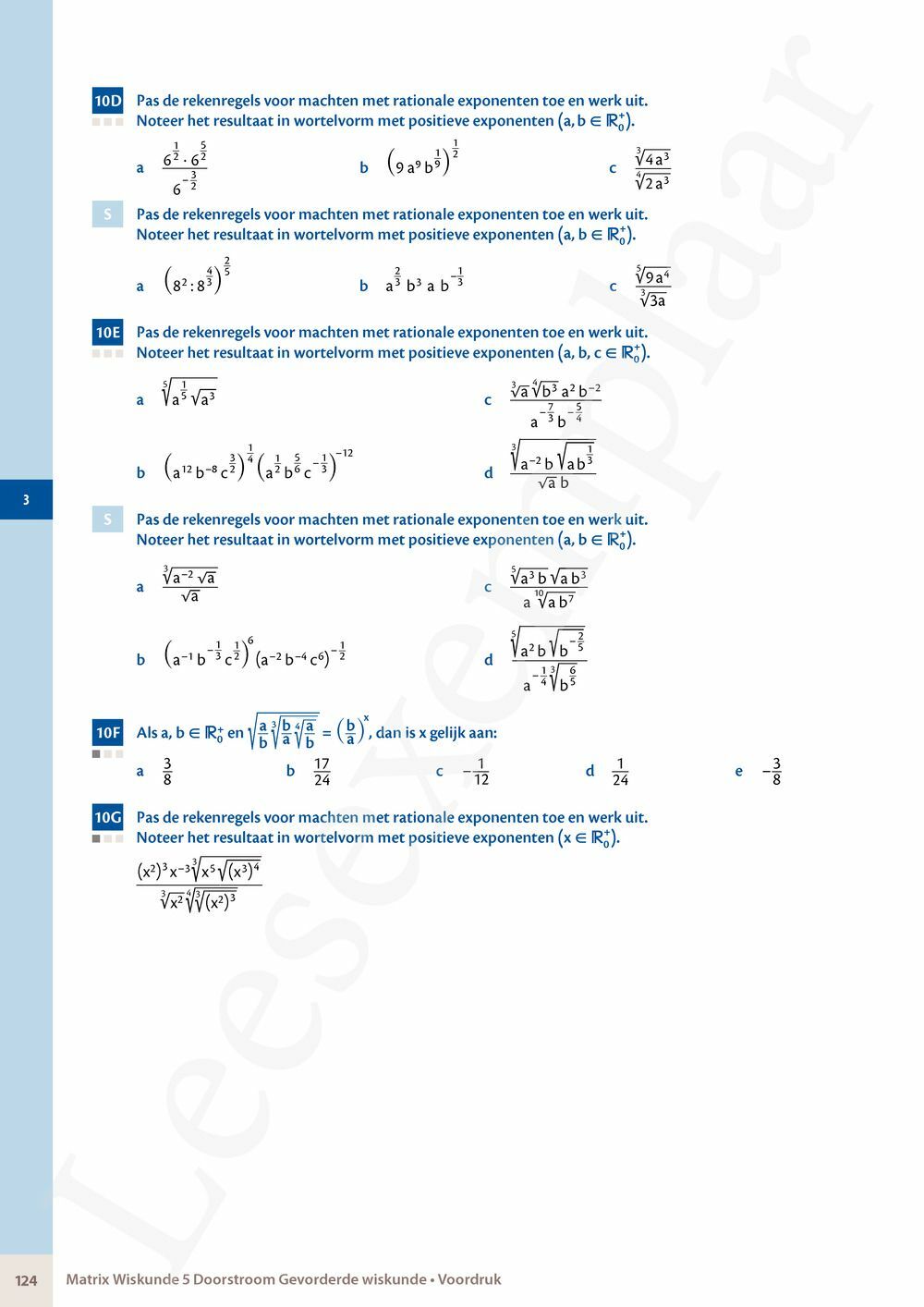 Preview: Matrix Wiskunde 5 Logica, groepentheorie, complexe getallen Doorstroom Gevorderde wiskunde Handboek (incl. Pelckmans Portaal)