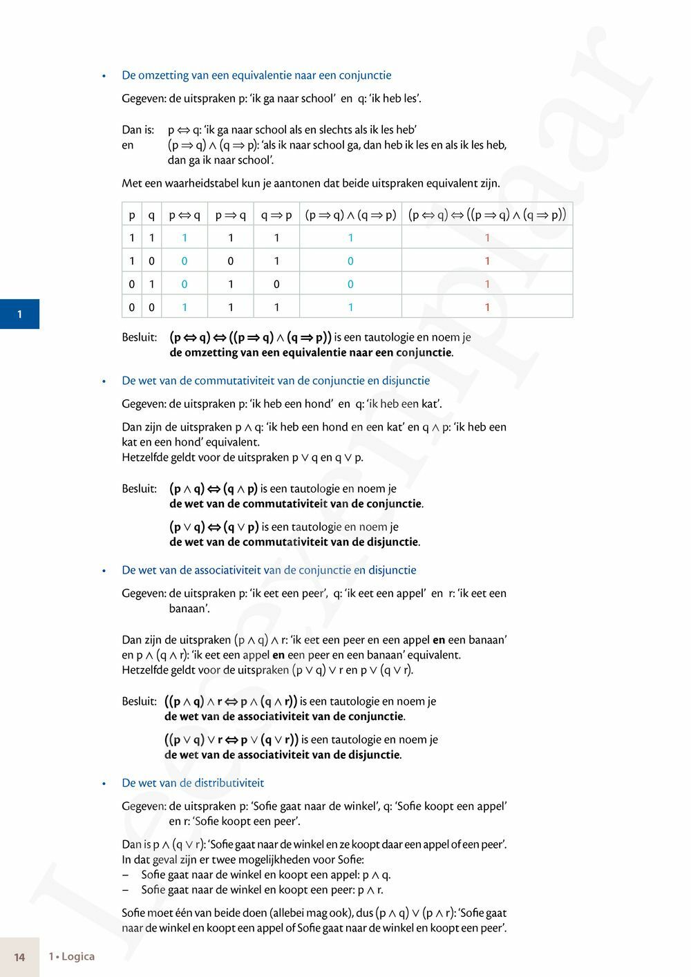 Preview: Matrix Wiskunde 5 Logica, groepentheorie, complexe getallen Doorstroom Gevorderde wiskunde Handboek (incl. Pelckmans Portaal)