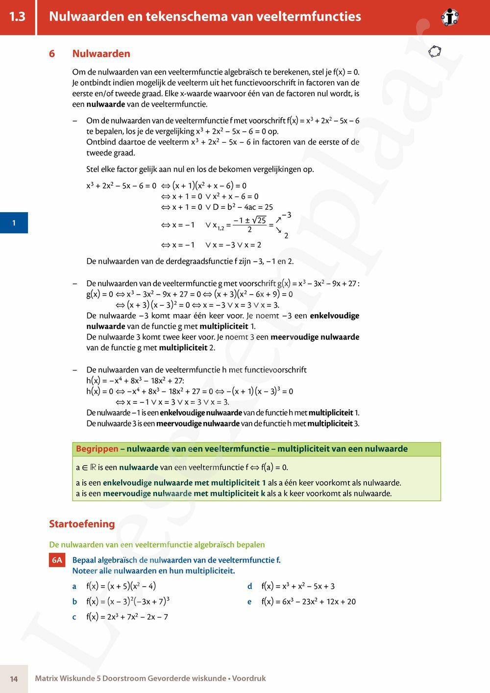 Preview: Matrix Wiskunde 5 Logica, groepentheorie, complexe getallen Doorstroom Gevorderde wiskunde Handboek (incl. Pelckmans Portaal)