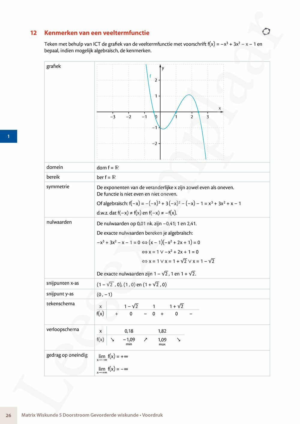 Preview: Matrix Wiskunde 5 Logica, groepentheorie, complexe getallen Doorstroom Gevorderde wiskunde Handboek (incl. Pelckmans Portaal)